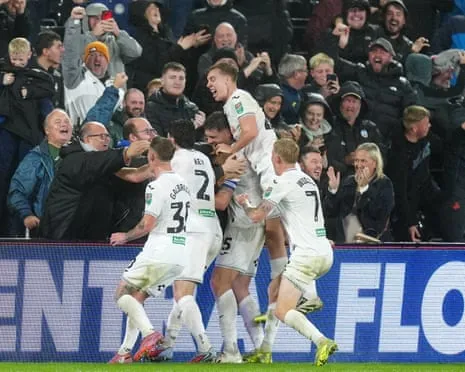 Agony for Forest's Manager as Swansea Surprise Forest with Dramatic Turnaround