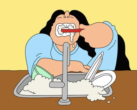 Must My Flatmate Avoid Brushing Her Teeth at the Kitchen Basin?
